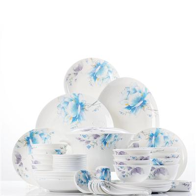 骚逼骚逼骚逼骚逼骚逼48头聆听花开骨瓷礼品餐具套装